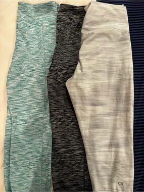J. Crew Striped Teal & Cream Knit Top